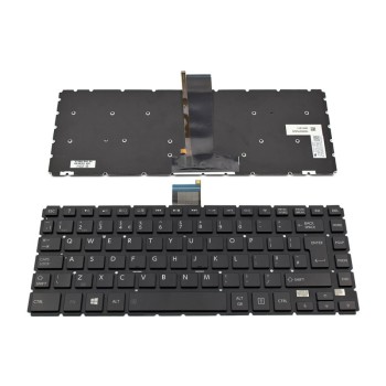 Πληκτρολόγιο Toshiba Satellite E45T-B L40-B S40-B, Μαύρο,Glossy με Backlit, US