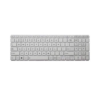Πληκτρολόγιο Toshiba Satellite L50-B L50-C L70-C, άσπροa, US ( +BG Print)