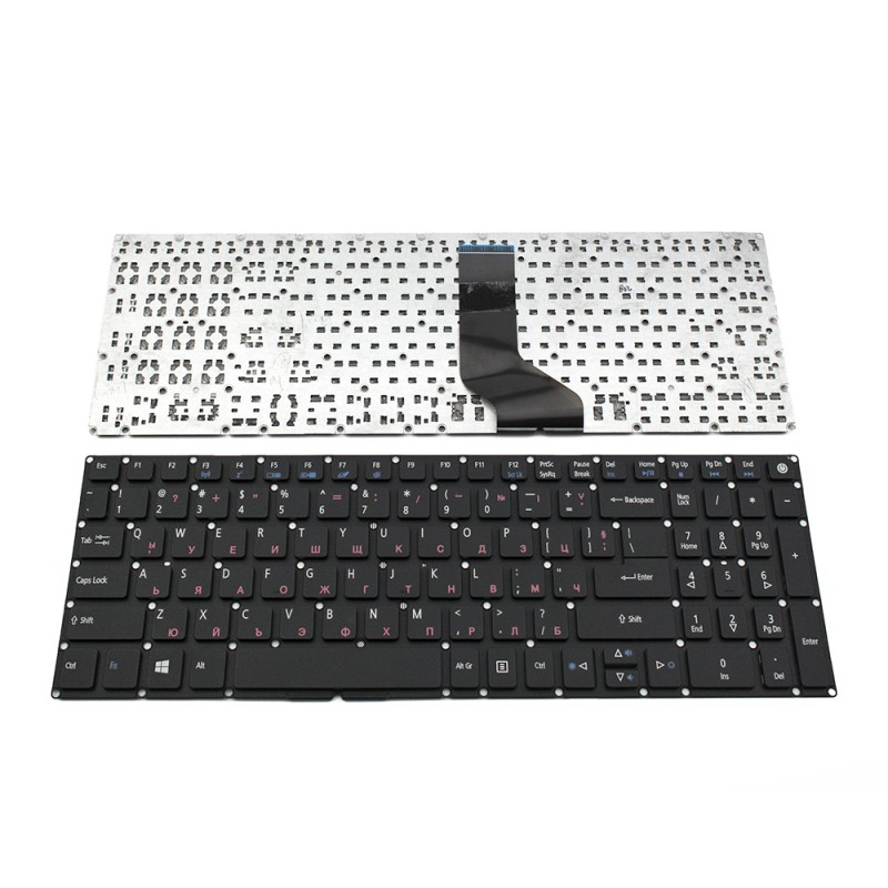 Πληκτρολόγιο Acer Aspire E5-722 E5-772 V3-574G E5-573, Μαύρο, US ( +BG Print)