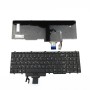 Πληκτρολόγιο Dell Latitude E5550 E5570 Precision 3510 7510, Μαύρο,με Pointing Stick, US