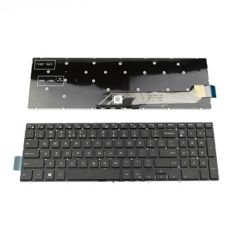 Πληκτρολόγιο Dell Inspiron 5567 5575 15-7599 15-7566, Μαύρο, US/UK ( +BG Print)