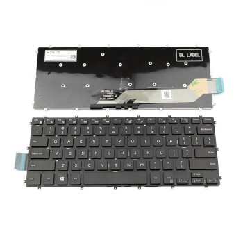 Πληκτρολόγιο Dell Inspiron 14-7466 15-5568 15-7569, Μαύρο, US ( +BG Print)