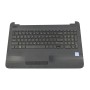 Cover C HP 250 G5 HP 255 G5 TouchPad, Μαύρο, US/UK