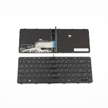 Πληκτρολόγιο HP 430 G3 430 G4 440 G3 440 G4, Μαύρο με Backlit, US/UK