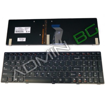 Πληκτρολόγιο Lenovo IdeaPad Y580, Μαύρο, US/UK