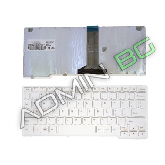 Πληκτρολόγιο Lenovo S206 S110, άσπροa άσπροa, US/UK ( +BG Print)