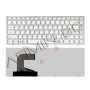 Πληκτρολόγιο Sony Vaio VPC-S Series, άσπροa Ασήμι, US/UK
