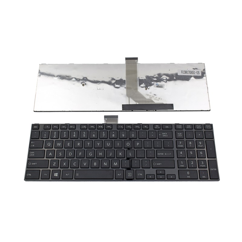 Πληκτρολόγιο Toshiba Satellite S50 C50 C70 L50-A, Μαύρο, US/UK