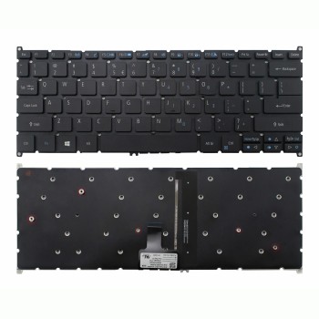 Πληκτρολόγιο Acer Aspire R14 R5-471T R5-431T R7-372T, Μαύρο με Backlit, US/UK