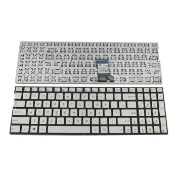 Πληκτρολόγιο Asus Q502 Q552 N592 Q503UA Q504UA Q553UB N452, Ασήμι, US