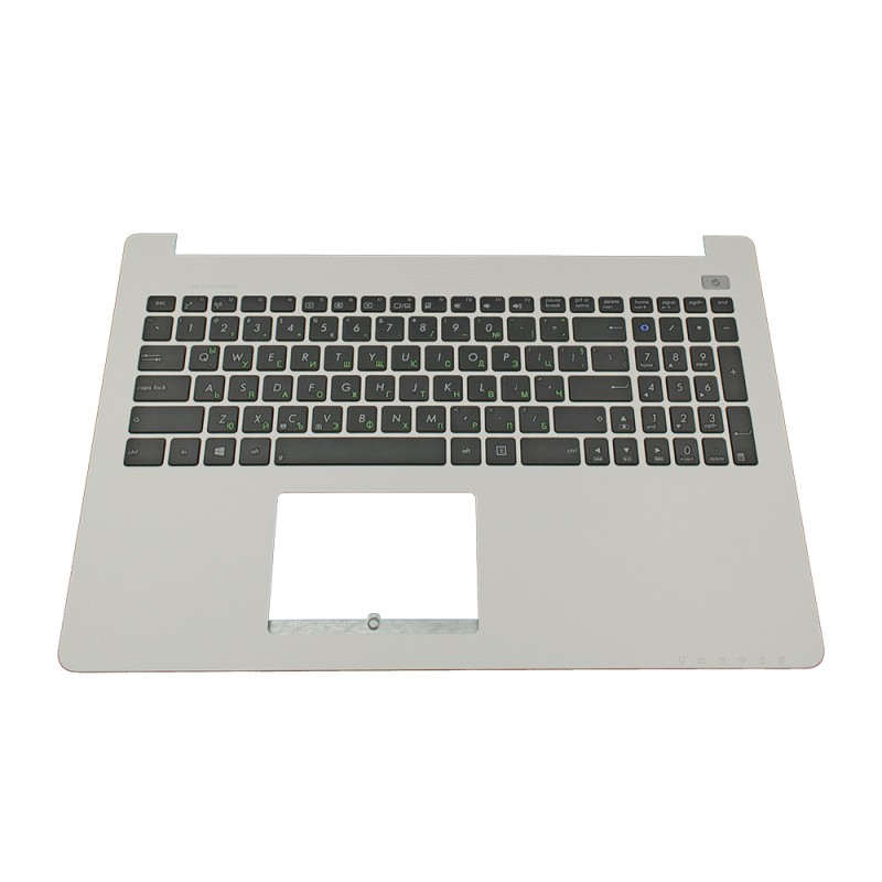 Cover C με Πληκτρολόγιο Asus X502CA X502CA-1A - άσπροa + BG layout