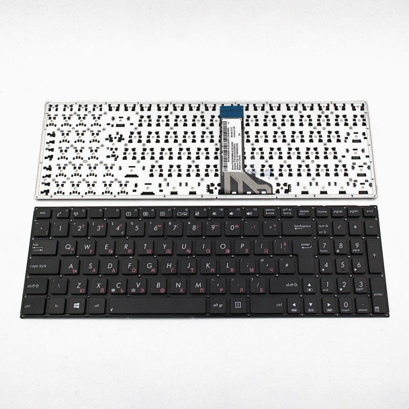 Πληκτρολόγιο Asus X551 X551CA X551MA X553 F551CA F555 R512CA, Μαύρο,UK ( +BG Print)