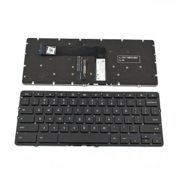 Πληκτρολόγιο Dell ChromeBook 13-7310, Μαύρο με Backlit, US