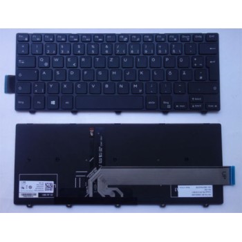 Πληκτρολόγιο Dell Inspiron 14-3000 5447 5442 5445 7447, Μαύρο με Backlit, US/UK