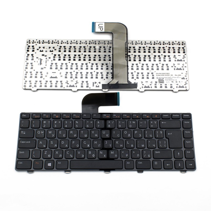 Πληκτρολόγιο Dell Inspiron N5040 N5050 M5040 N311z N411z N4110 3420 5425 5520, Μαύρο, US/UK ( +BG Print)