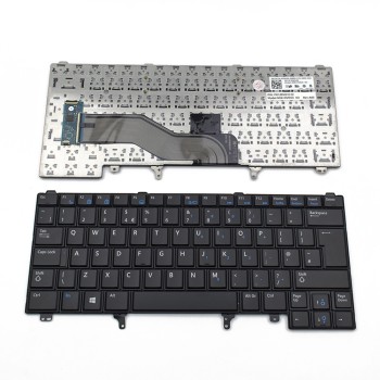 Πληκτρολόγιο Dell Latitude E6230 E6320 E6330 E6420 E6430 E5420 E5430, Μαύρο, χωρίς Pointing Stick, US/UK