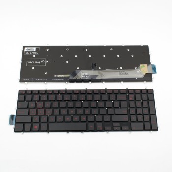 Πληκτρολόγιο Dell Inspiron Gaming 15-7566, Μαύρο με Backlit,  (US/UK)