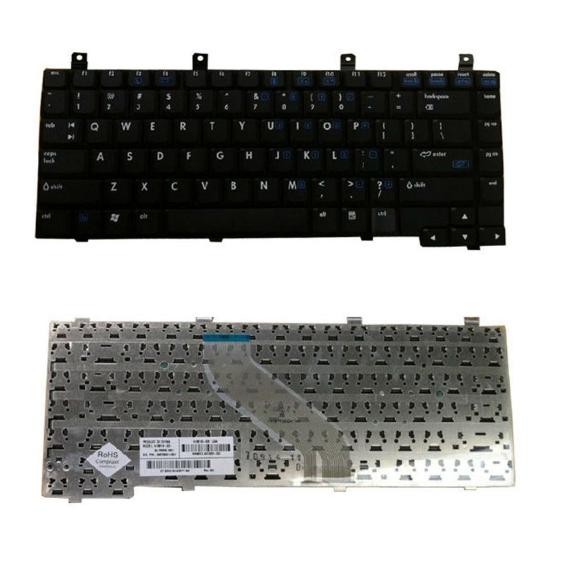 Πληκτρολόγιο HP Compaq NX6330, Μαύρο, US/UK ( +BG Print)