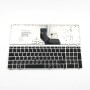 Πληκτρολόγιο HP ProBook 8560p 8570p 6560p 6565p ProBook 6560b 6565b 6570b, Μαύρο Ασήμι, US/UK