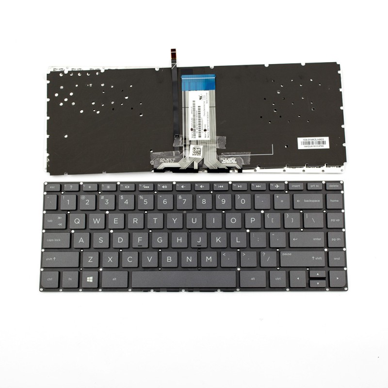 Πληκτρολόγιο HP Pavilion 14-ab, Μαύρο με Backlit, US