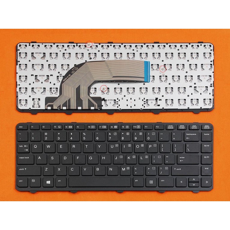 Πληκτρολόγιο HP ProBook 440 G0 440 G1 445 G1 440 G2 445 G2 430 G2, Μαύρο, US/UK ( +BG Print)