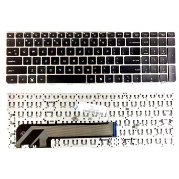 Πληκτρολόγιο HP ProBook 4535S 4530S 4730S, Μαύρο Ασήμι, US/UK