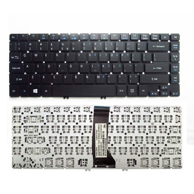 Πληκτρολόγιο Acer Aspire R7-571 R7-571G R7-572G, Μαύρο με Backlit, US/UK