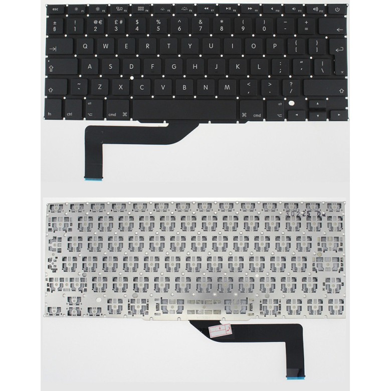 Πληκτρολόγιο Apple MacBook Pro A1398 15.4", Μαύρο,UK