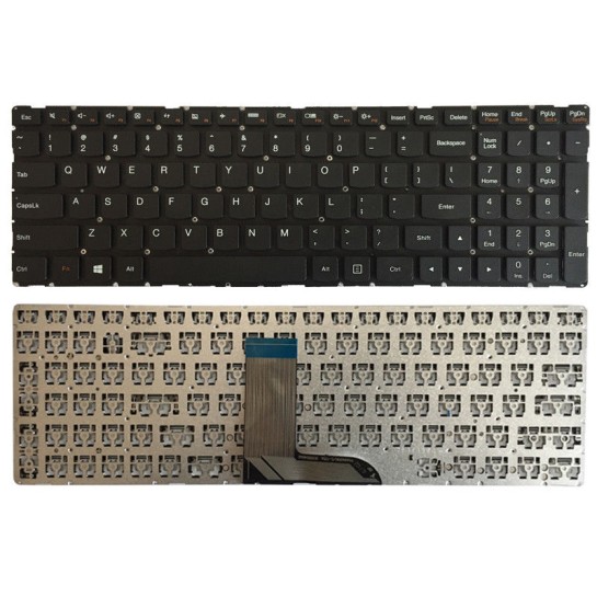 Πληκτρολόγιο Lenovo Flex 3-15 3-1570 3-1580 Edge 2-15 2-1580, Μαύρο, US ( +BG Print)