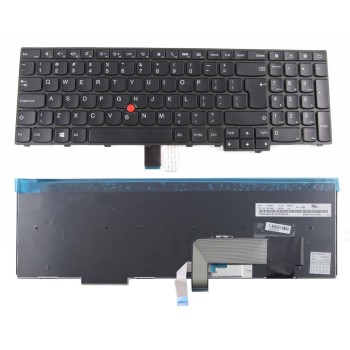 Πληκτρολόγιο Lenovo ThinkPad E531 E540 T540 T540p T560 W540, Μαύρο, 6 Βίδες, Original, US/UK ( +BG Print)