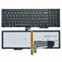 Πληκτρολόγιο Lenovo ThinkPad E531 E540 T540 T540p T560 W540, Μαύρο, 6 Βίδες με Backlit, US/UK