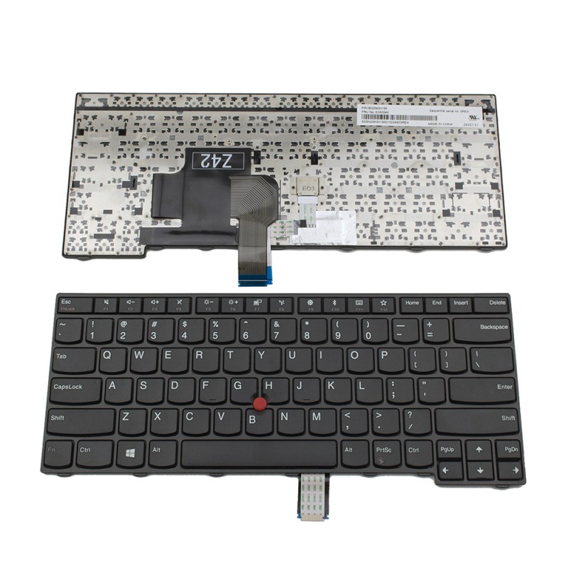 Πληκτρολόγιο Lenovo ThinkPad Edge E470 E475, Μαύρο, US/UK