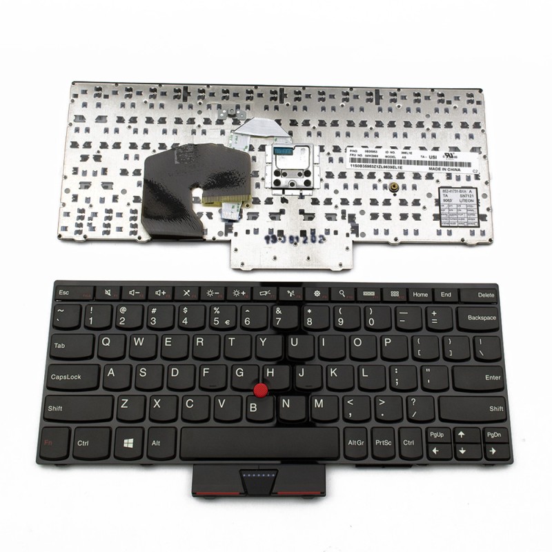 Πληκτρολόγιο Lenovo ThinkPad S230U, Μαύρο, με Pointing Stick, US/UK ( +BG Print)