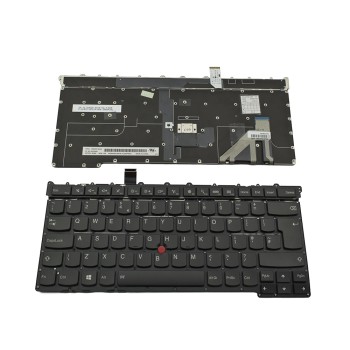 Πληκτρολόγιο Lenovo ThinkPad X1 Carbon Gen 3, 3th Gen Μαύρο,με Pointing Stick με Backlit, UK