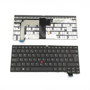 Πληκτρολόγιο Lenovo ThinkPad T460S, Μαύρο, με Pointing Stick, US/UK ( +BG Print)