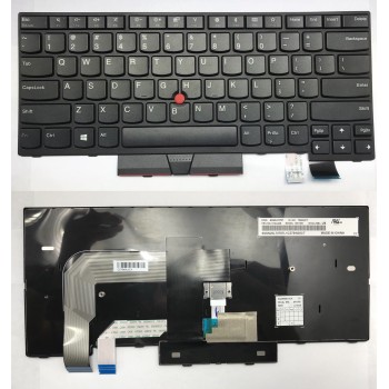 Πληκτρολόγιο Lenovo ThinkPad T470 T480, Μαύρο, με Pointing Stick, US/UK
