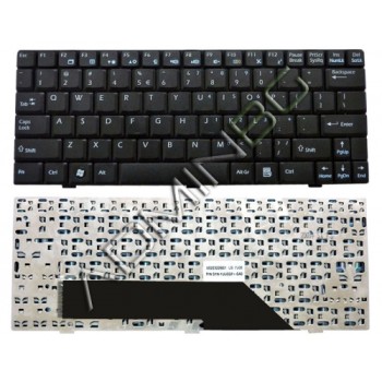 Πληκτρολόγιο MSI Wind U135 U160, Μαύρο, US/UK