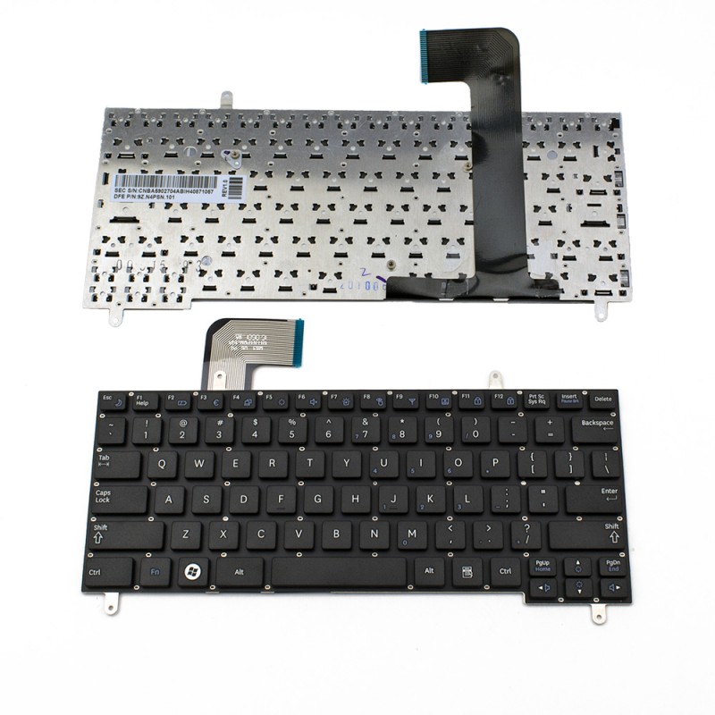 Πληκτρολόγιο Samsung Mini Laptop N210 N220, Μαύρο, US ( +BG Print)