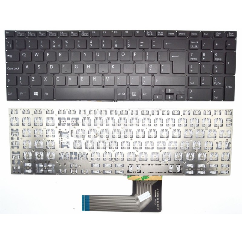 Πληκτρολόγιο Sony Vaio SVF15, Μαύρο,UK ( +BG Print)