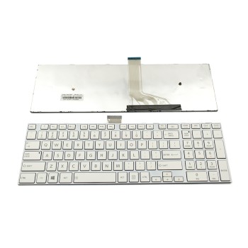 Πληκτρολόγιο Toshiba Satellite C50 C50-A C50D C55-A C55D C55T, άσπροa άσπροa, US/UK