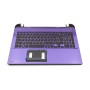 Cover C με Πληκτρολόγιο Toshiba Satellite L50-B - Βιολέτα χωρίς επιφάνεια αφής