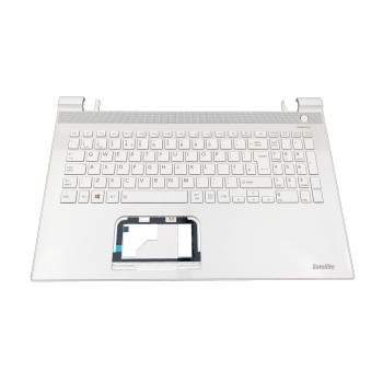 Cover C με Πληκτρολόγιο Toshiba Satellite L50-C - άσπροa χωρίς επιφάνεια αφής
