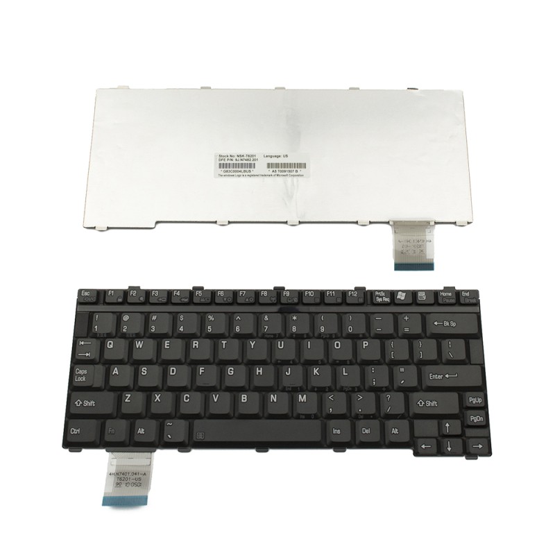 Πληκτρολόγιο Toshiba Satellite U300 U305, Μαύρο, US/UK