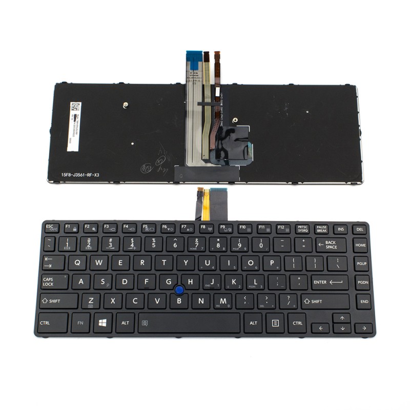 Πληκτρολόγιο Toshiba Tecra A40-C A40-C1430 A40-C1440, Μαύρο με Backlit, US/UK