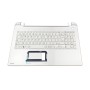 Cover C με Πληκτρολόγιο Toshiba Satellite L50-B - άσπροa με άσπροa Πληκτρολόγιο χωρίς επιφάνεια αφής