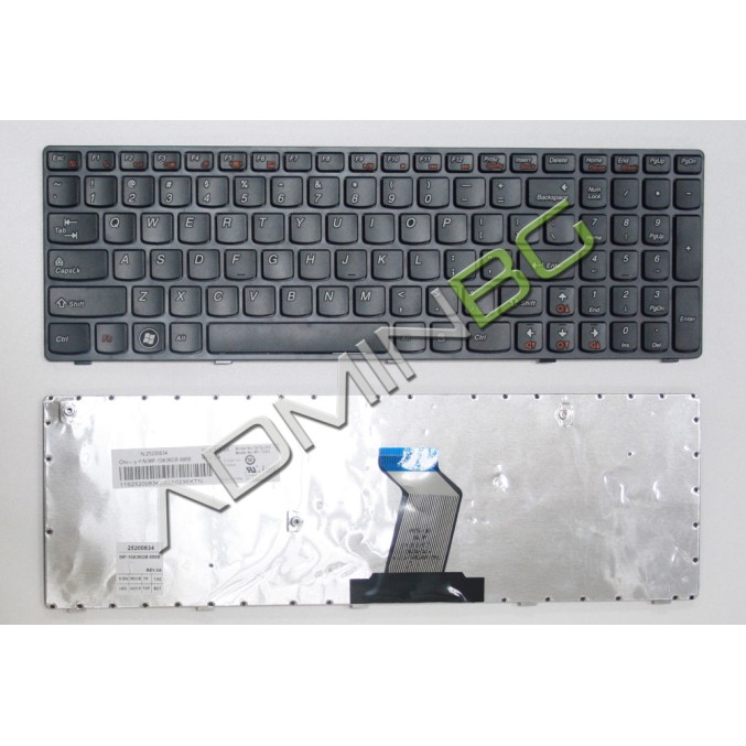 Πληκτρολόγιο Lenovo IdeaPad Z570 V570 B570 B580 B590, Μαύρο, US/UK