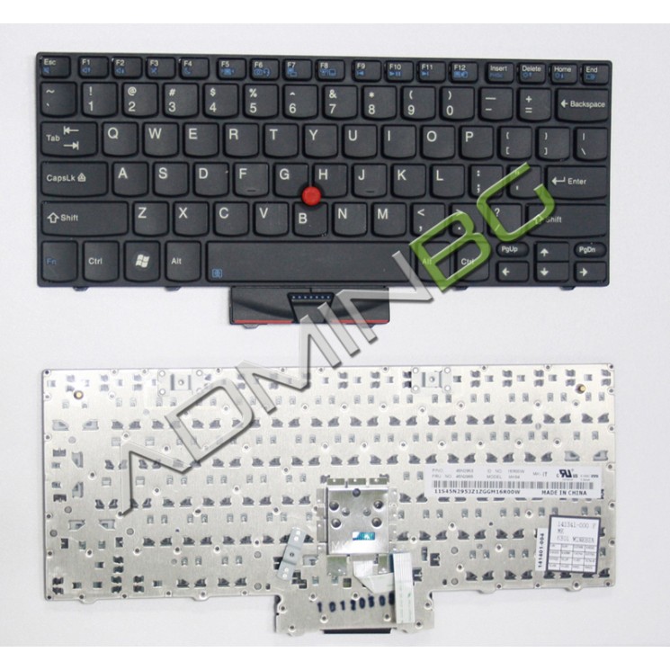 Πληκτρολόγιο Lenovo ThinkPad X100 X100E, Μαύρο, Original, US/UK