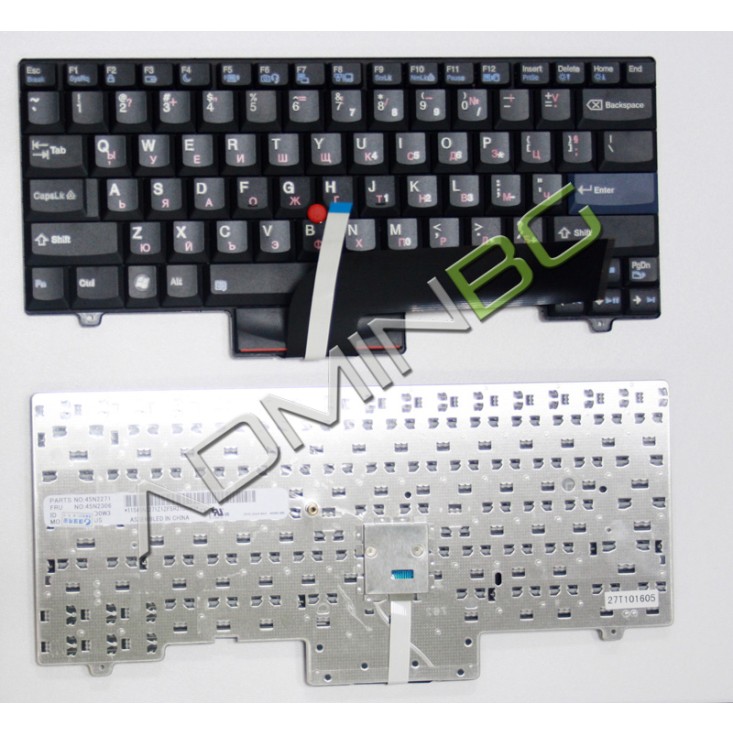 Πληκτρολόγιο Lenovo ThinkPad SL410 SL510, Μαύρο, US/UK