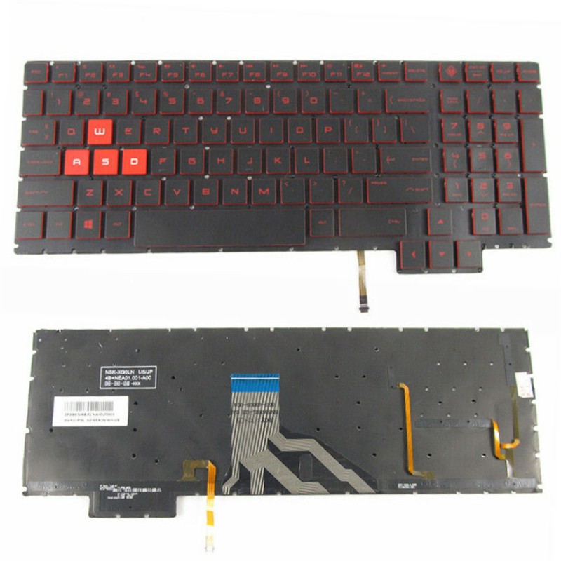 Πληκτρολόγιο HP Omen 15-ce 15-ce000 15-ce020ca 15-CE010CA 15-CE0, Μαύρο με Backlit, US