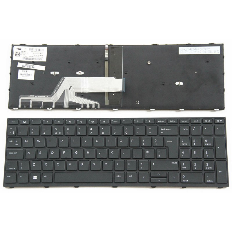 Πληκτρολόγιο HP ProBook 450 G5 455 G5 470 G5, Μαύρο με Backlit, US/UK